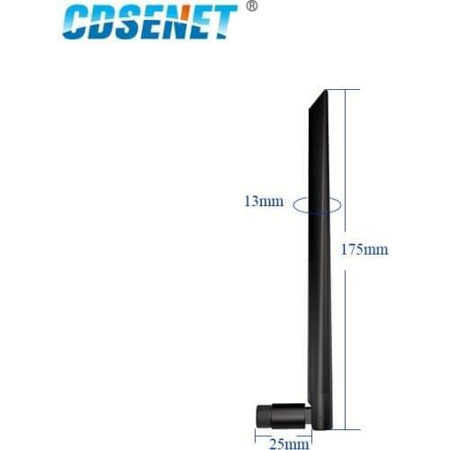 2Pcs 2.4GHz Wifi uhf Omni Directional Antenna High Gain TX2400-JKD-20 3.0dBi Flexible 2.4G Omnidirectional Whip Antenna