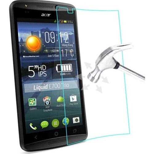 10pcs/lot Tempered Glass 9H High Quality Protective Film Explosion-proof LCD Screen Protector For Acer Liquid E700