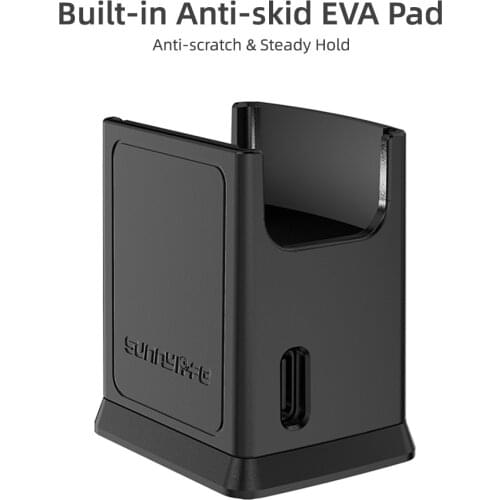 1/4 Adapter Base with Charging Ports for DJI POCKET 2/OSMO POCKET Gimbal Camera Dual Type C Ports Tripod Adapter Mount Accessori