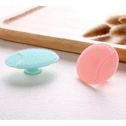 2 Facial Cleansing Silicone Brush Skin Blackhead Pore Cleaner Massager Scrub Facial Clearning Brush Face Skin Tools
