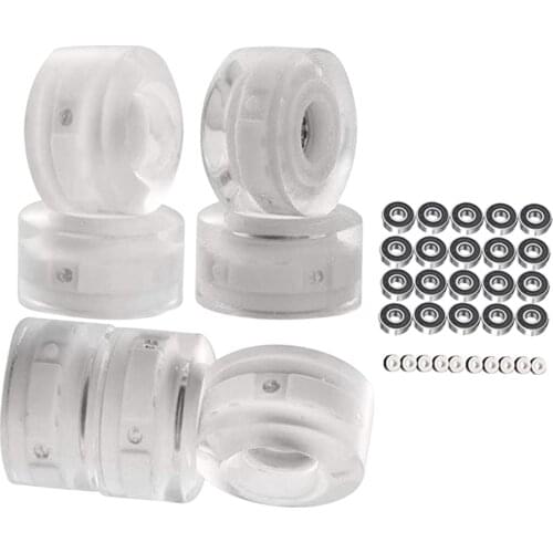 8x Durable Roller Skate Wheels 82A Hardness Skateboard Skates Caring Wheel