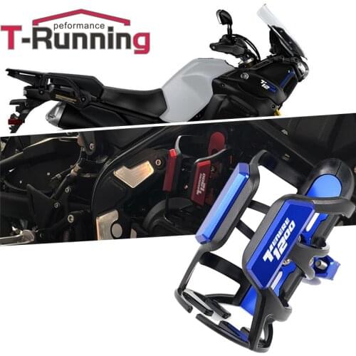 Motorcycle Accessories CNC Beverage Water Bottle Drink Cup Holder For Yamaha Super Tenere Tenere1200 Tenere 1200 2014-2021