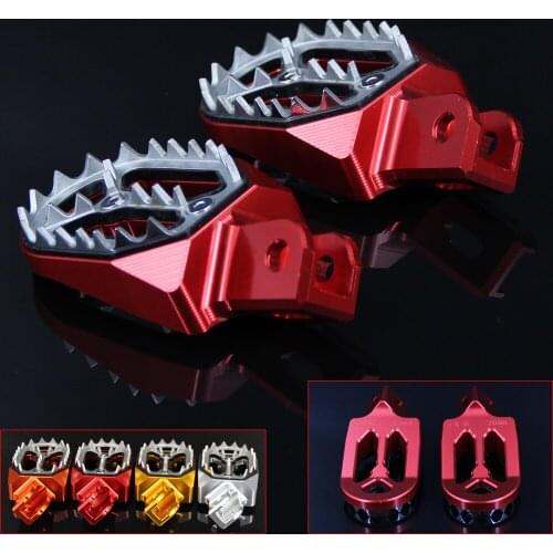 CNC Aluminum Motorcycle Foot Rests FootRest FootPegs Pegs Pedals For Honda CRF230 CRF 230 2003-2009 2004 2005 2006 2007 2008