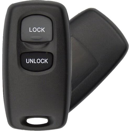 OkeyTech Car Accessories Remote Key Case Shell Cover for MAZDA 2 3 6 323 626 Uncut Key Blank Fob 2 Buttons Car Key Replacement