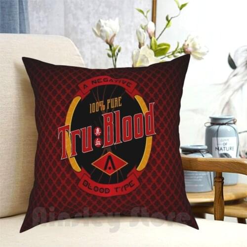 True Blood-Drink Pillow Case Printed Home Soft DIY Pillow cover True Blood Blood True Tv Serie Tv Serievampire Sex Passion