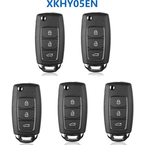 HKOBDII Xhors1/5/10pcs VVDI Wire XKHY05EN New Model Universal for VVDI2 Car Key Remote for Xhorse VVDI Mini Max Key Tool Remote