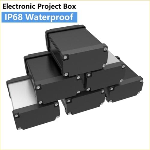 Outgoing DIY Components Polished Plating Integrated OEM ODM Anodization Machining Waterproof Project Case M04-150W75H