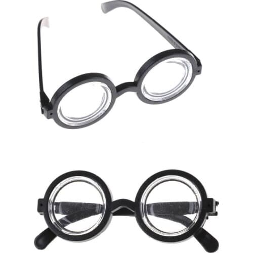 1PCS Circular Glass Minions Cosplay Costume Glasses Birthday Party Supplies Decoration Kids Funny Party Props