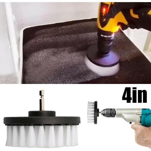 100mm Soft Drill Brush 4Inch Accessory Attachment For Carpet For Leather