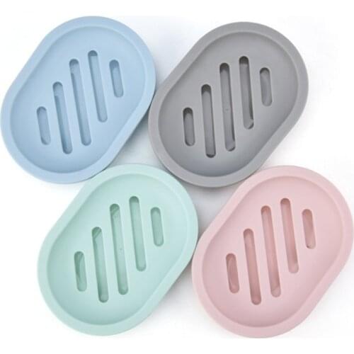 W3JE Soap Dish with Drain Soap Saver Holder Dry Stop Mushy Soap Case Bathroom Shower