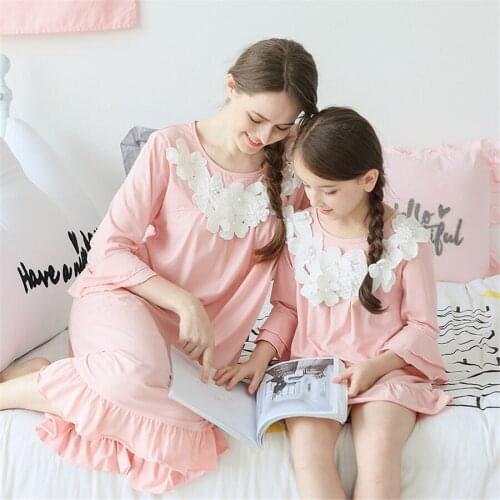 Toddler Nightgown Princess Sleep Pajamas Long Sleeve Summer Nightgown Girls Sleeping Dress Home Girls Nightwear Girls Night Out