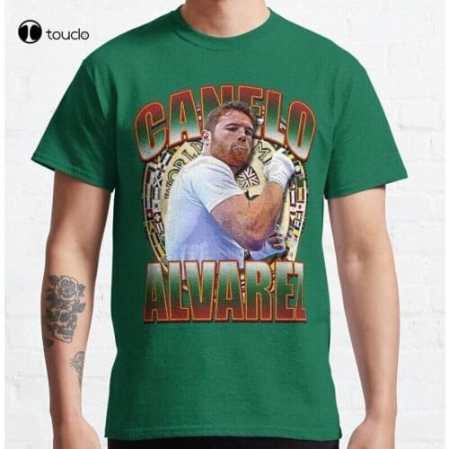 New Canelo Alvarez "Tribute" D-1 Shirt Classic T-Shirt Cotton Tee Shirt S-5XL