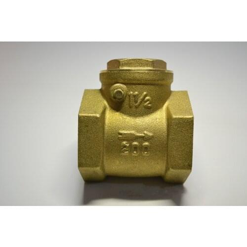 1.5'DN40 " 2'DN50 BSPP Swing Check Valve Prevent Water Backflow Golden