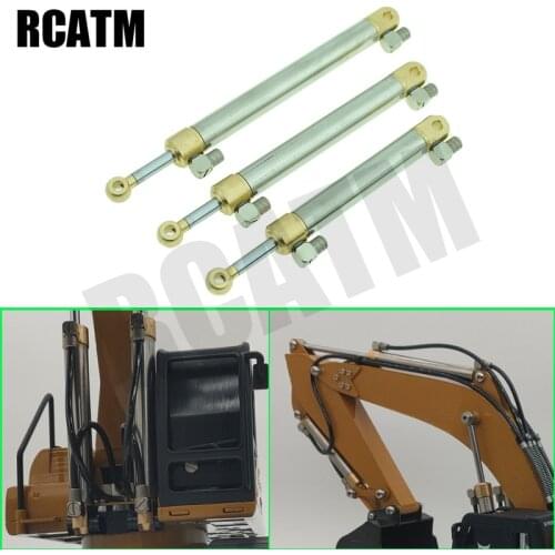 RC Model Metal Hydraulic Cylinder for Remote Control Excavator Loader Dump Truck Science Experiment LESU JDM HUINA DIY Part
