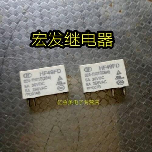 Relay HF49FD-024-1H21G (386) New 5A24V 4-pin HF49FD-024