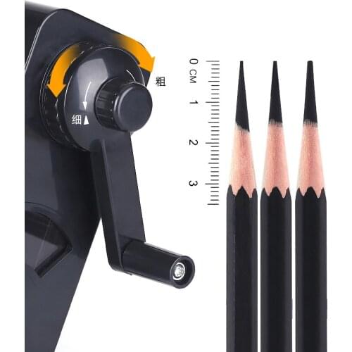 Hand Crank Pencil Sharpeners with Knife Tool Holder Stationery Supplies for Sketching Charcoal Office School Writing Painting