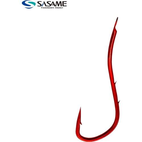 Japan SASAME Long Shank Baitholder Fishing Hooks Sliced Hook Barbed Saltwater Hook Fishing Tackle High Carbon Steel Worm Hooks