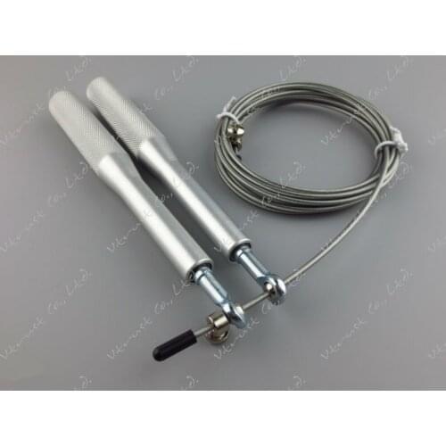 Speed Jump rope ball bearing Metal handle Stainless steel cable Skip rope for MMA/ Boxing/ Crossfit Fitnesss