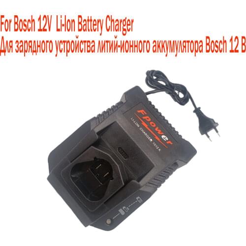 Replacement Cordless Drill Battery Charger For Bosch 12 Volt BC430, BAT411, BAT412, BAT413 Lithium-Ion Battery Charger