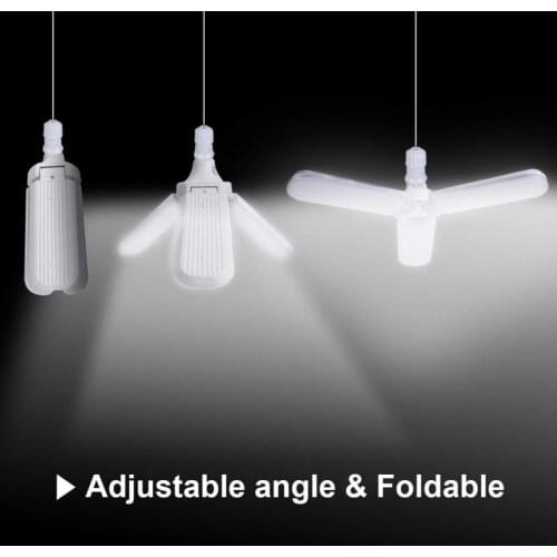 Super Bright Industrial Lighting 60W E27 108 Led Fan Garage Light 6000LM 85-265V 2835 Led High Bay Industrial Lamp For Workshop