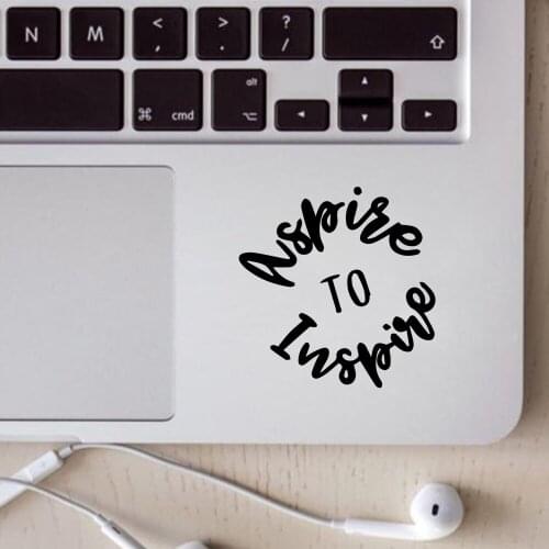 Funny Inspire Laptop sticker Vinyl Decal Partial Sticker Pvc Vinyl Decal Stickers For laptop Surface Pro Skin decoration
