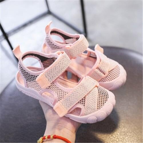 2020 Baby comfortable sandals summer new boy girls beach shoes kids casual sandals children fashion sport sandals size 21-37