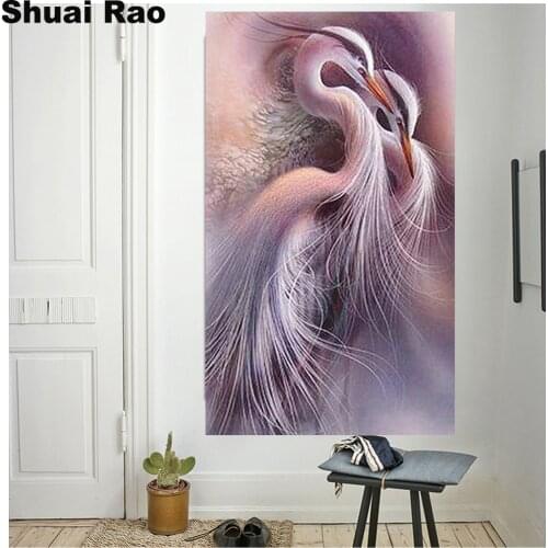 Large Diamond Painting Red-crowned crane Diamond Embroidery 5D,diy 3d Cross Stitch,Mosaic Diamond picture,home decor art