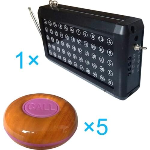 CE Restaurant Service Calling Buzzer Ordering System Wireless Calling System 433mhz Table Service Buzzer Waiter Pager System