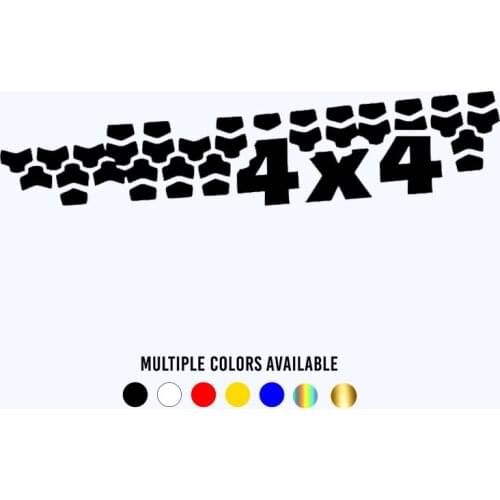 CK20413# Die-cut Vinyl Decal 4X4 Car Sticker Waterproof Auto Decors on Car Body Bumper Rear Window