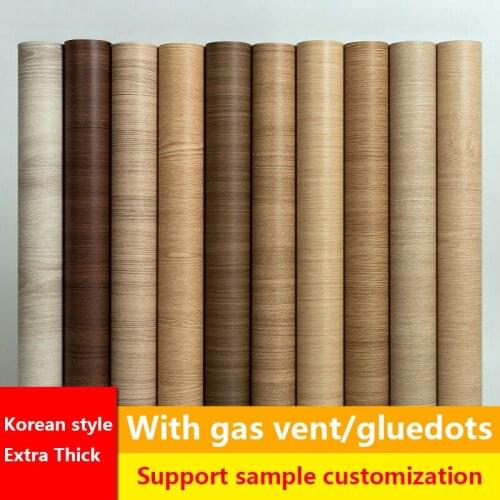 Decorative Film PVC Self adhesive Wall paper Furniture Renovation Stickers Kitchen Cabinet Waterproof Wallpaper
