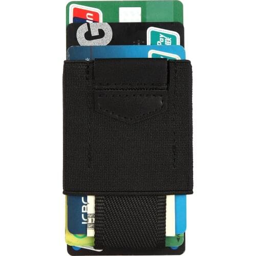 Elastic Credit Card Holder Travel Men Slim Anti Protect Wallet Mini Business Coin Purse Bank Card Id Bag Accessories Supplies