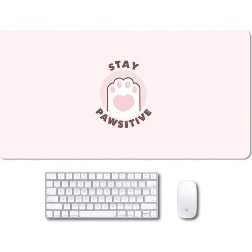 Ins Trumpet Desktop Cartoon Cute Computer Pad Keyboard Table Mat Non-slip Mouse Pad Wind Desktop Mouse Pad Female