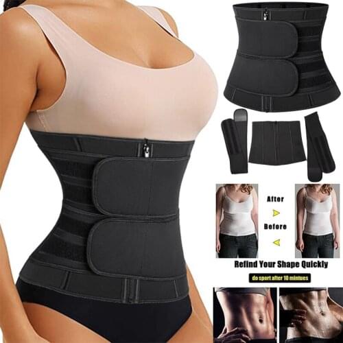 Women Waist Trainer Weight Loss Corset Trimmer Belt Waist Cincher Body Shaper Neoprene Slimming Sports Girdle Faja Shapewear