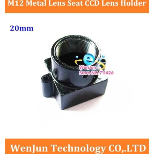 M12 metal lens seat board lens mounting seat CCD lens Holder for small base interface hole distance 20mm with free shipping