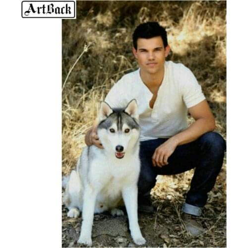 5d diamond mosaic twilight diamond painting jacob wolf icon new arrival diamond embroidery multi style 40x50cm