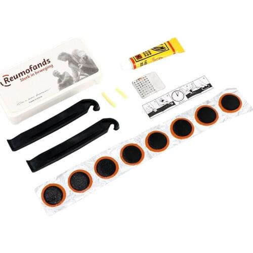 Mountain Bike Bicycle Tire Repair Kits MTB Road Bike Rubber Tyre Patch Glue Pry Bar Bract Repair Kits Tools Cycling Accessories