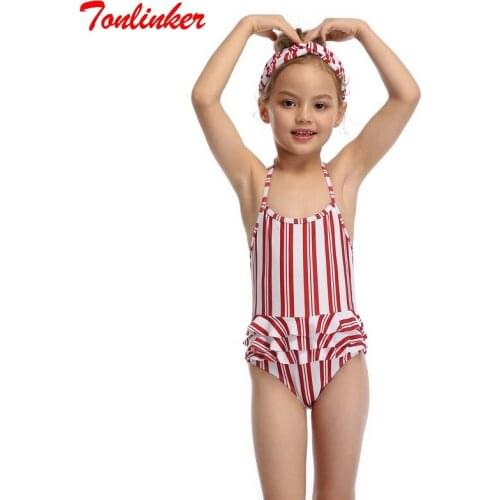 New Summer Mother Daughter Anti-UV Sunscreen One-piece Swimsuit Bikini Bathing Swimsuit Family Matching Swimwear Daughter Dress