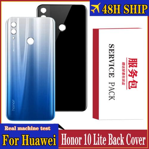 Original Back Housing Replacement for HUAWEI Honor 10 Lite Back Cover Battery for Huawei Honor 10 Lite Glass adhesive Sticker