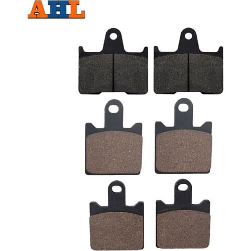 AHL Motorcycle Front and Rear Brake Pads for For KAWASAKI Concours 14 ZG 1400/GTR1400 2008-2014 Sintered Brake Disc Pad