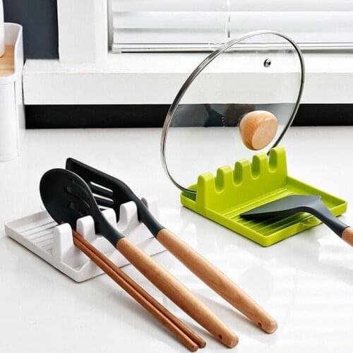 Storage holder kitchen storage shelf household spatula pad holder kitchen storage shelf pot cover rack space saving shelves
