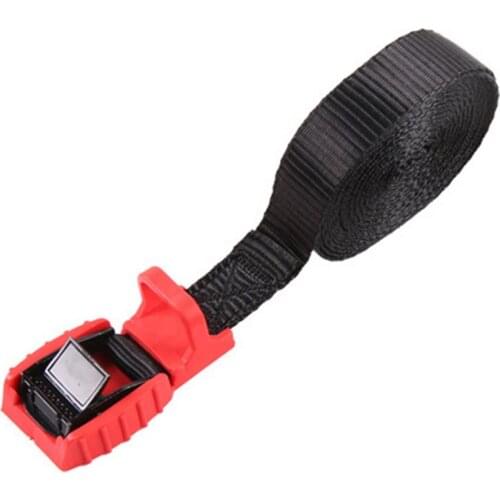 42mm*4.5/6m Black Tie Down Strap Strong Ratchet Belt Luggage Strap Bag Cargo Lashing With Metal Buckle For Motorcycle Bike