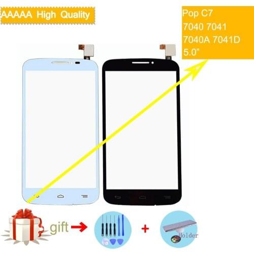 Touch screen For Alcatel One Touch Pop C7 Dual 7040D 7040E 7041D 7040 7040A OT7040 TouchScreen Sensor Digitizer Front Panel