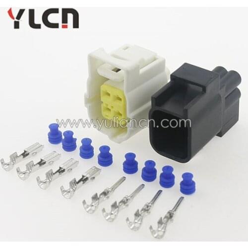 High Quality 4pin/way 1 Set Waterpfoof Electric Car Sealed wire Connectors Plug