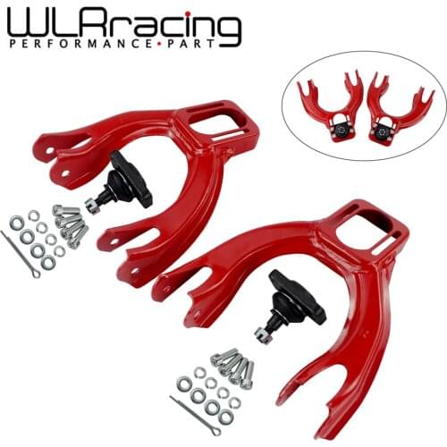 WLR RACING - Adjustable (L&R) Front Upper Control Arm Camber Kit For 92-95 Civic 94-01 Integra Eg RED WLR9872