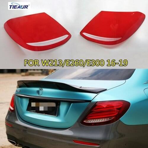 Rear Tail Lamp Cover For W213 E260 E300 16-19 Auto car Clear Shell Taillight Lens Cover DIY