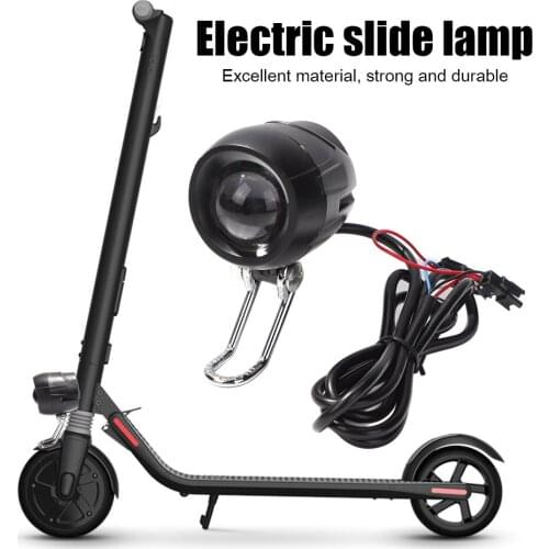 2 in 1 Electric Scooter Horn Headlight Durable Motorcycle Big Front Light Lamp Electric Scooters Accessories for KUGOO M4 PRO