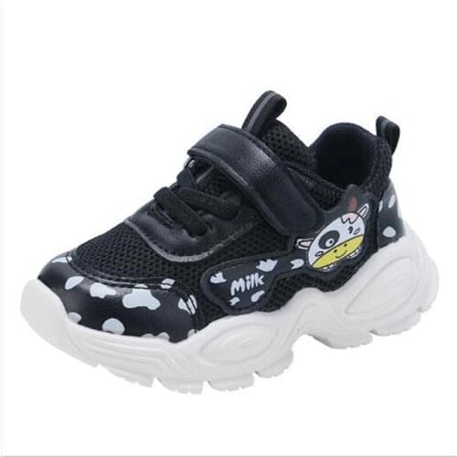 2021 New Spring Kids Shoes Girls' and Boys' Casual Shoes Breathable Outdoor Soft Sole Non-Slip Children Sneakers Size EU21-30