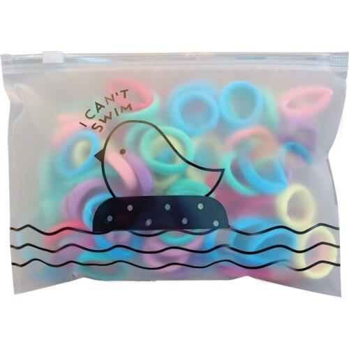 50/100pcs/Set Girls Colorful Nylon Small Elastic Hair Bands Children Ponytail Holder Rubber Bands Headband Kids