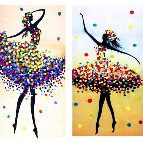 New 5D Diamond Painting Dancer Art Full Square/Round Rhinestone DIY Diamond Mosaic Embroidery Home Decoration Gift