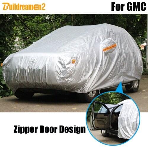 Buildreamen2 Full Car Cover Waterproof Outdoor Sun Snow Rain Protection Cover Dust Proof For GMC Jimm Terrain Acadia Envoy Yukon